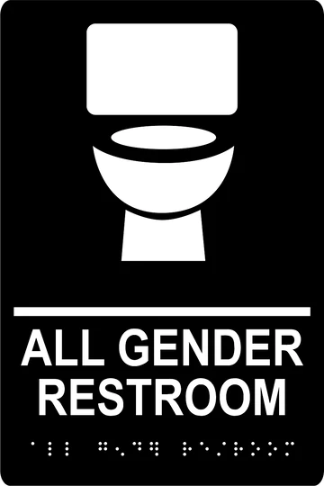 All Gender Restroom Signage 