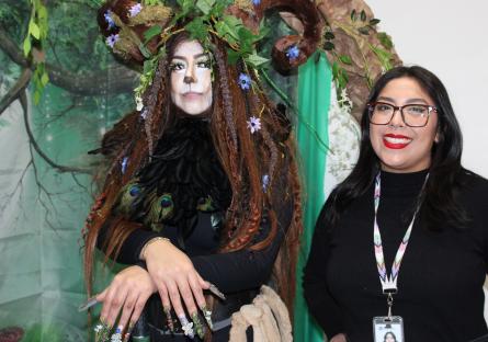 Alejandra Alvarado-Monserrath and Rachel Boroff